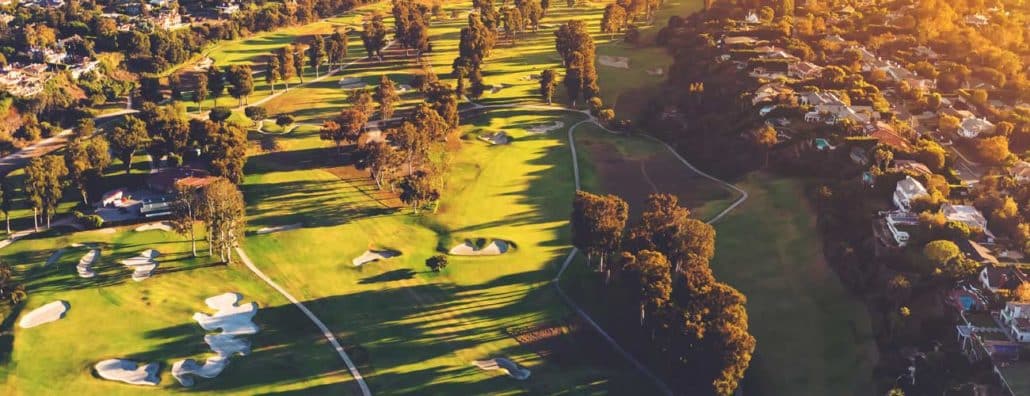 aerial photo golf course leasing in northeast